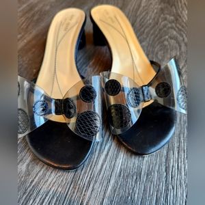Kate Spade Polka Dot Bow Heels 8.5